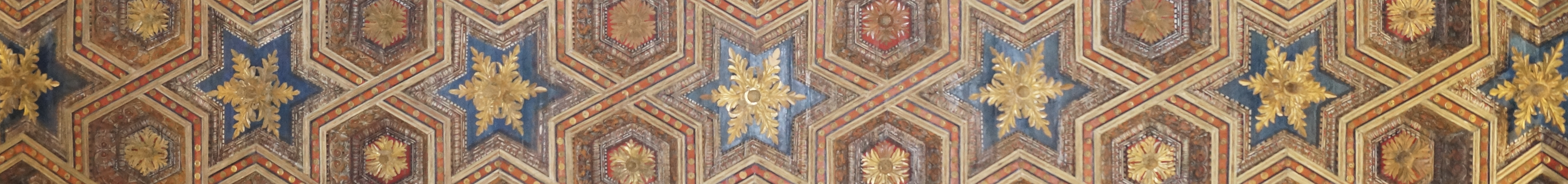 Artesonado del Paraninfo de la UAH 